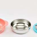 Miseczka z pokrywką dla dzieci różowa Infant Cuitisan EC10103P