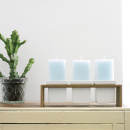Miseczki ceramiczne w tekowej podstawie Plint 3 Skagerak S1836720