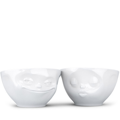 Miseczki porcelanowe Buźki Całująca i Uśmiechnięta 58Products TS-12201