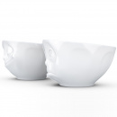 Miseczki porcelanowe Buźki Szczęśliwa i Nadąsana 58Products TS-12301