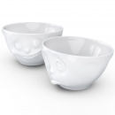 Miseczki porcelanowe Buźki Szczęśliwa i Nadąsana 58Products TS-12301