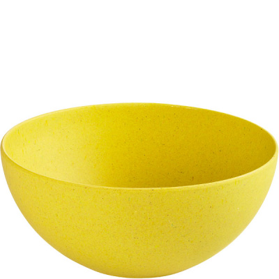 Miska bambusowa 25cm Lurch BigGreenFoot żółta LU-00019043