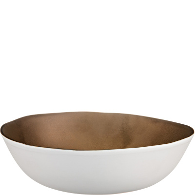 Miska porcelanowa do serwowania 0,8 Litra Eter Verlo stalowa miedź V-85005-6