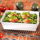 Miska porcelanowa żaroodporna Cilio duża, prostokątna CI-105803