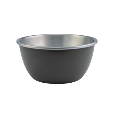 Miska ZAK! Designs mała stalowo czarna 13 cm ZA-0015-8240E