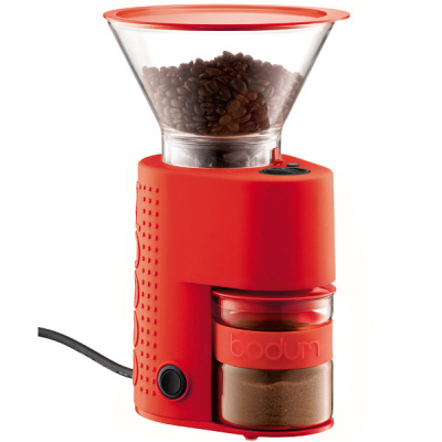 Młynek do kawy elektryczny Bistro Z Bodum czerwony BD-10903-294