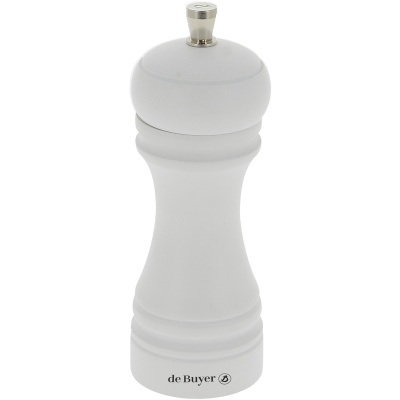 Młynek do pieprzu 14 cm Java de Buyer biały mat D-P245-140303