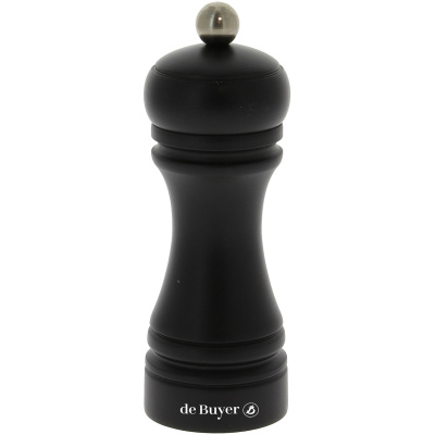 Młynek do pieprzu młotkowanego 14 cm Java Steak de Buyer czarny mat D-M245-140404