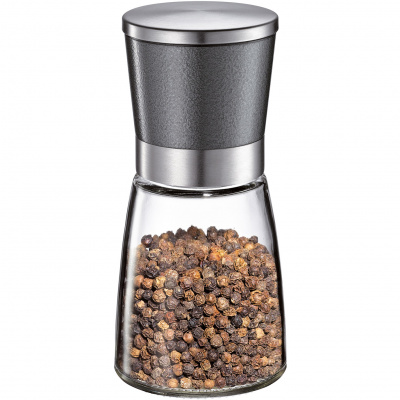 Młynek do przypraw, soli, pieprzu Brindisi Cilio stal, szkło CI-613407