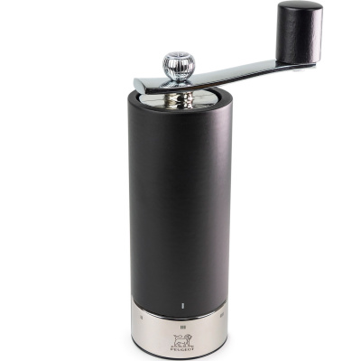 Młynek do soli z korbką, czarny, 18 cm Peugeot Isen mechanizm u'Select PG-37765