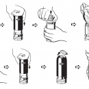 Młynek do ziół, przypraw, soli, pieprzu Wesco mechanizm ceramiczny CrushGrind 322774-26