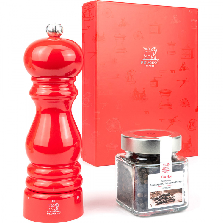 Młynek Peugeot Paris U-Select z pieprzem Tan Hoi - opakowanie prezentowe