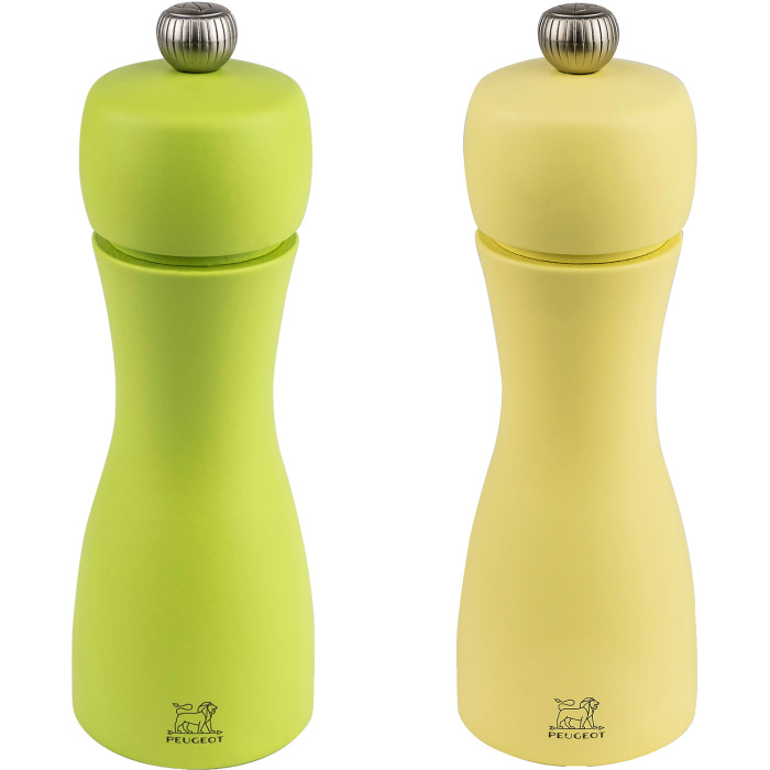 Młynki do pieprzu i soli Peugeot Tahiti Duo Wiosna - zielony / jasnozielony