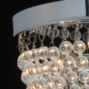 Modna 5-cio żarówkowa lampa sufitowa, chrom i kryształ MW-LIGHT Crystal 464018405