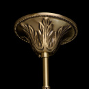 Mosiężny żyrandol z czystymi, kryształowymi kroplami, 8 żarówek CHIARO Crystal 351011808