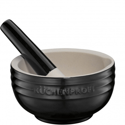 Moździerz ceramiczny Provence 12 cm Kuchenprofi czarny KU-1006761012