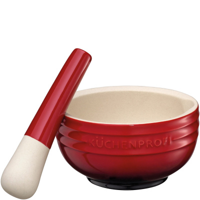 Moździerz mały Provence 12 cm Kuchenprofi czerwony KU-1006761412