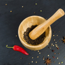 Moździerz z tłuczkiem bambusowy Lurch LU-00010925