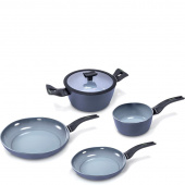 Naczynia aluminiowe z powłoką ceramiczną Aria Finegress Moneta, indukcja 0014126573