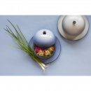 Naczynie Dim Sum z pokrywką porcelanowe Equinoxe Revol szare RV-649523-1