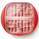 Naczynie do pieczenia plastrów boczku w kuchence mikrofalowej Lekue 0220250R14M150