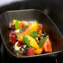 Naczynie do serwowania z czarnej porcelany 20x14 cm Revol Club RV-648010-6