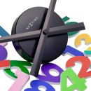 Naklejany zegar ścienny dla dzieci Small Hands Nextime kolorowy 3074 DI