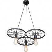 Niepowtarzalna lampa wisząca trzy koła Vitaluce VE4165-1/3S