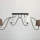 Nietypowe oświetlenie sufitowe zakrzywione ramiona MW-LIGHT Elegance 723010106