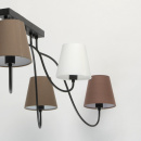 Nietypowe oświetlenie sufitowe zakrzywione ramiona MW-LIGHT Elegance 723010106