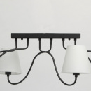 Nietypowe oświetlenie sufitowe zakrzywione ramiona MW-LIGHT Elegance 723010106