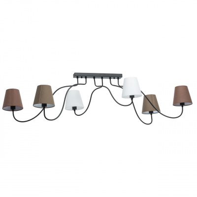 Nietypowe oświetlenie sufitowe zakrzywione ramiona MW-LIGHT Elegance 723010106