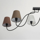 Nietypowe oświetlenie sufitowe zakrzywione ramiona MW-LIGHT Elegance 723010106