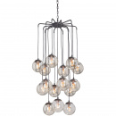 Niezwykła lampa, piętnaście szklanych kul Vitaluce VE4489-1/15