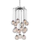 Niezwykła lampa, piętnaście szklanych kul Vitaluce VE4489-1/15