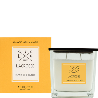 Niezwykła świeca zapachowa OSMANTHUS & BOURBON Lacrosse ZVV090OBLC