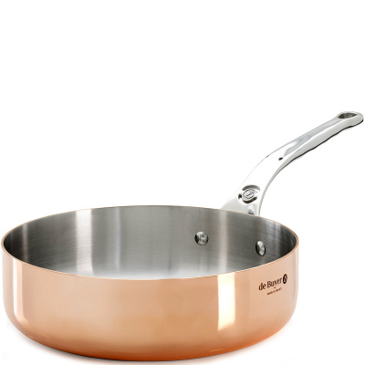 Niski, miedziany rondel 1,8 Litra Prima Matera de Buyer D-6230-20