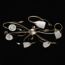 Nowoczesna 6-ramienna oprawa sufitowa w stylu kwiatowym MW-LIGHT Flora 334013006