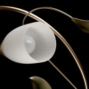 Nowoczesna 6-ramienna oprawa sufitowa w stylu kwiatowym MW-LIGHT Flora 334013006