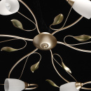 Nowoczesna 6-ramienna oprawa sufitowa w stylu kwiatowym MW-LIGHT Flora 334013006