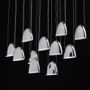 Nowoczesna, innowacyjna lampa wisząca LED RegenBogen 609012311