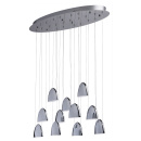 Nowoczesna, innowacyjna lampa wisząca LED RegenBogen 609012311