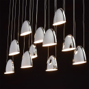 Nowoczesna, innowacyjna lampa wisząca LED RegenBogen 609012311