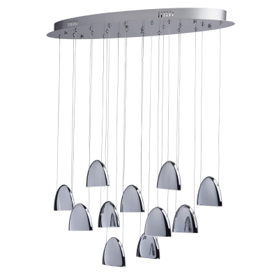 Nowoczesna, innowacyjna lampa wisząca LED RegenBogen 609012311