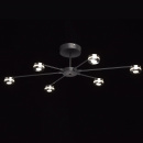 Nowoczesna lampa sufitowa LED na 6 żarówek RegenBogen Techno 632015406