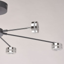 Nowoczesna lampa sufitowa LED na 6 żarówek RegenBogen Techno 632015406