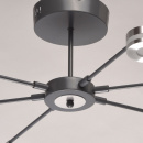 Nowoczesna lampa sufitowa LED na 6 żarówek RegenBogen Techno 632015406