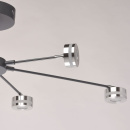 Nowoczesna lampa sufitowa LED na 6 żarówek RegenBogen Techno 632015406