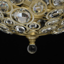 Nowoczesna lampa sufitowa na 6 żarówek, złote wykończenie MW-LIGHT Crystal 345012406