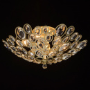 Nowoczesna lampa sufitowa na 6 żarówek, złote wykończenie MW-LIGHT Crystal 345012406